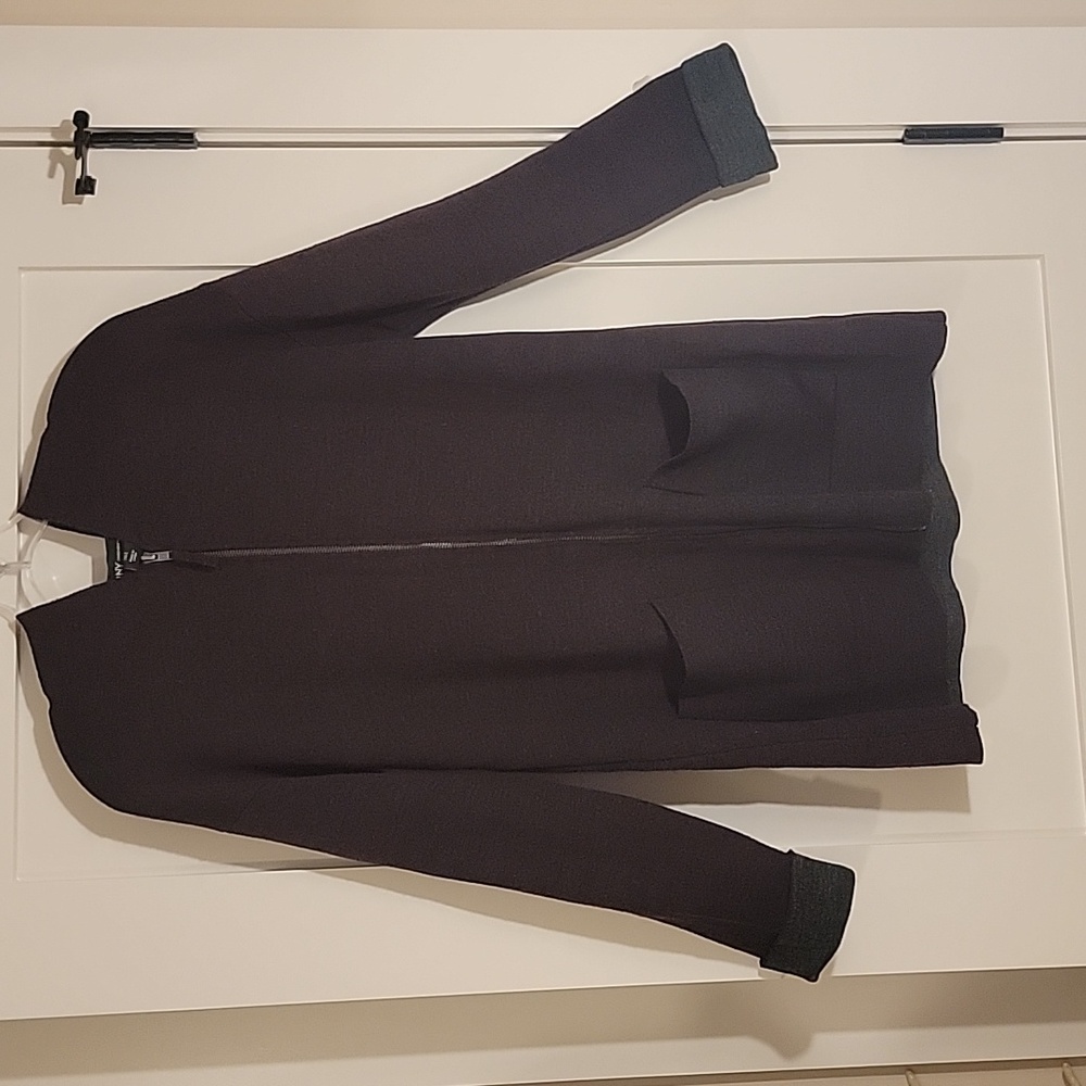 Women's  Cardigan Sweater. Deep purple.